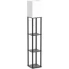 SUNMORY pastatoma LED grindų lempa, 60 W, E27, 3 spalvų temperatūros, juoda, 160 cm