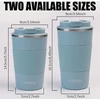 SUNTQ kelioninis termopuodelis 510 ml, sandarus, iš nerūdijančiojo plieno