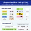 SUPVAN etikečių spausdintuvas Bluetooth su QWERTY klaviatūra, 1200 mAh, E11