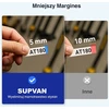 SUPVAN etikečių spausdintuvas Bluetooth su QWERTY klaviatūra, 1200 mAh, E11