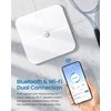 Svarstyklės RENPHO išmanioji kūno masės analizės vonios svarstyklė Wi-Fi, Bluetooth, ITO danga, 180 kg, ES-BR001