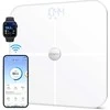 Svarstyklės RENPHO išmanioji kūno masės analizės vonios svarstyklė Wi-Fi, Bluetooth, ITO danga, 180 kg, ES-BR001