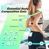 Virtuvinės svarstyklės RunStar 4E SmartView Body Scale, juodas (FG2019LB)