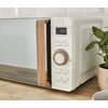 Swan mikrobangų krosnelė 20 l, 6 galios lygiai, 800 W, timeris, matinis baltas, SM22036WHTNEU