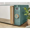 Swan mikrobangų krosnelė 20 l talpos, 800 W, 6 galios lygiai, žalia, SM22036GRENEU
