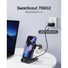 SwanScout belaidė 3 įrenginių įkrovimo stotelė 18 W Pixel Watch ir Fitbit 708G2