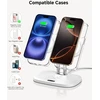 SwanScout belaidė magnetinė įkrovimo stotelė dviem iPhone ir AirPods, 10 W, 706M S10027