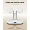 SwanScout belaidė magnetinė įkrovimo stotelė dviem iPhone ir AirPods, 10 W, 706M S10027
