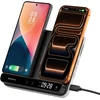 SwanScout belaidis įkroviklis-stovas dviem telefonams, 30 W, Qi, S10035