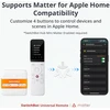 SwitchBot universalus išmanusis nuotolinio valdymo pultas IR/Bluetooth su Matter W4600001