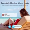 SwitchBot vandens nuotėkio detektorius Wi-Fi su 1 m jutiklio kabeliu, IP67, W4402010