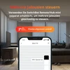 SwitchBot žaliuzių lamelių pakreipimo variklis su Bluetooth pulteliu ir saulės įkrovimu