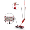Swivel Sweeper akumuliatorinė grindų šluota be laidų, 360° sukamasis mechanizmas, lengva konstrukcija