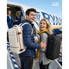 SZLX vakuuminis rankinis kelioninė kuprinė, 23,3 l, su oro ištraukiama pompa, vandeniui atspari, Ryanair dydžio