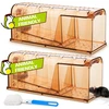 TAKRINK gyvų pelių gaudyklė, 2 vnt., ABS plastikas, oranžinė, EU1035