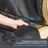 Tapizado galinės automobilio sėdynės užvalkalas šunims iš PU odos, 137 × 125 cm, PU-K