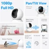 Tapo vidaus stebėjimo kamera su pasukimo ir pakėlimo funkcija, Wi-Fi, 1080p, naktiniu matymu, judesio aptikimu, Tapo C200P2 (2 vnt. rinkinys)