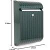 TATAY Piccolo sieninė pašto dėžutė, 6 l, ABS plastikas, atspari UV spinduliams, 0044003
