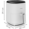 Tefal karšto oro gruzdintuvė Easy Fry Compact 3 l, 1300 W, EY145A