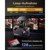 TERUNSOUl automobilinis vaizdo registratorius 4K priekiui ir galui, Wi-Fi, GPS, D016