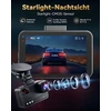 TERUNSOUl automobilinis vaizdo registratorius 4K priekiui ir galui, Wi-Fi, GPS, D016