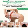 TESMED rankinis anticeliulitinis masažuoklis „Rose“, rožinis, plastikinis volas kūnui