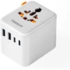 TESSAN universalus kelioninis kištukų adapteris su 2 USB-A ir 2 USB-C jungtimis, 2500 W TS-WTA10