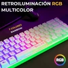 THE G-LAB 60 % žaidimų klaviatūros ir pelės rinkinys su RGB, QWERTY, COMBO-HYDRO-W/SP