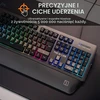 THE G-LAB Keyz Palladium žaidimų klaviatūra su AZERTY išdėstymu, USB, RGB, KEYZ-PALLADIUM/FR