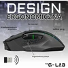 THE G-LAB Kult Caesium belaidė žaidimų pelė su USB ir RGB apšvietimu, 7200 DPI, KULT-CAESIUM
