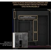 Thermalright ATX kompiuterio korpusas, stiklo šonai, ARGB, USB-C, 8 ventiliatorių palaikymas, A70 ARGB
