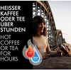 THERMOcafé by THERMOS termosas su puodeliu, 500 ml, šilumą išlaiko iki 12 val., šaltį – iki 24 val., TC BEVERAGE BOTTLE