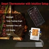 ThermoPro Bluetooth mėsos termometras su 4 zondais, 150 m veikimo nuotolis, TP-25