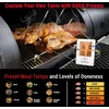ThermoPro Bluetooth mėsos termometras su 4 zondais, 150 m veikimo nuotolis, TP-25