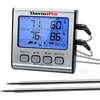 ThermoPro skaitmeninis mėsos termometras su dviem zondais, LCD ekranu, signalizacija, TP17