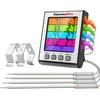 ThermoPro skaitmeninis mėsos termometras su 4 nerūdijančio plieno zondais TP17H
