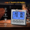 ThermoPro skaitmeninis mėsos termometras su dviem zondais, LCD ekranu, signalizacija, TP17