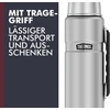 Thermos nerūdijančiojo plieno termosas 1,2 l sidabrinis Stainless King
