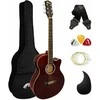 Tiger ACG4-RD Akustinė elektrinė gitara, raudona