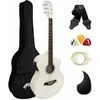 Tiger Akustinė elektrinė gitara, balta