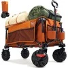 TIMBER RIDGE sulankstomas transportavimo vežimėlis su dideliais ratais, 100 kg maksimali apkrova, EU-TR-21727