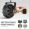 TIMBER RIDGE sulankstomas transportavimo vežimėlis su dideliais ratais, 100 kg maksimali apkrova, EU-TR-21727