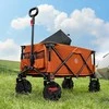 TIMBER RIDGE sulankstomas transportavimo vežimėlis su dideliais ratais, 100 kg maksimali apkrova, EU-TR-21727