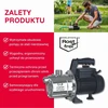 T.I.P. sodo vandens siurblys nerūdijančio plieno korpusu, 550 W, 2950 l/h, GP 3000 INOX