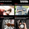 TIRETEK padangų slėgio manometras 0–60 PSI, 5 cm ciferblatas, TT-GS06-QBR2