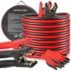 TLGREEN automobilio užvedimo laidai 12 V/24 V, 4 m, 1000 A, 30 mm², txeus 30mm² 1000AMP