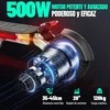 TODIMART elektrinis paspirtukas, 48 V 10,4 Ah baterija, 800 W variklis, 10 colių ratai, sulankstomas, juodas/oranžinis