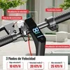 TODIMART elektrinis paspirtukas su 350 W varikliu, 8,5 colių ratais, 3 greičių režimai, sulankstomas, tinka suaugusiems ir paaugliams, maksimalus nuvažiuojamas atstumas iki 30 km, juodas/oranžinis