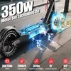 TODIMART elektrinis paspirtukas su 350 W varikliu, 8,5 colių ratais, 3 greičių režimai, sulankstomas, tinka suaugusiems ir paaugliams, maksimalus nuvažiuojamas atstumas iki 30 km, juodas/oranžinis