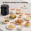 TOKIT mini ryžių viryklė 1,5 l, 350 W, 9 programos, TK-RICECOOKER-EU